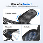 Merach Stair Stepper, Hands & Feet Synchronized Stair Climber, Stairmaster For Full-Body Workout At Home, Compact Vertical Climb