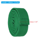 Patikil Taekwondo Colored Ranking Belt 1.5'' X7.8Ft 2.4M, Polyester Martial Arts Judo Karate Belt For Coach Teaching Practice, G