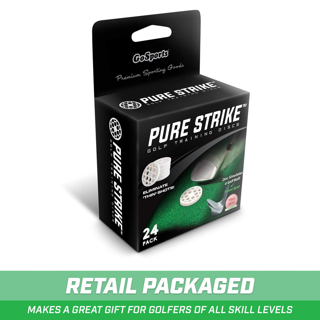 Gosports Golf Pure Strike Golf Training Discs 24 Pack - Eliminate Thin Shots!