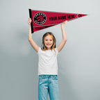 Rico Industries Nba Basketball Toronto Raptors Personalized - Custom 12'' X 30'' Soft Felt Pennant - Ez To Hang