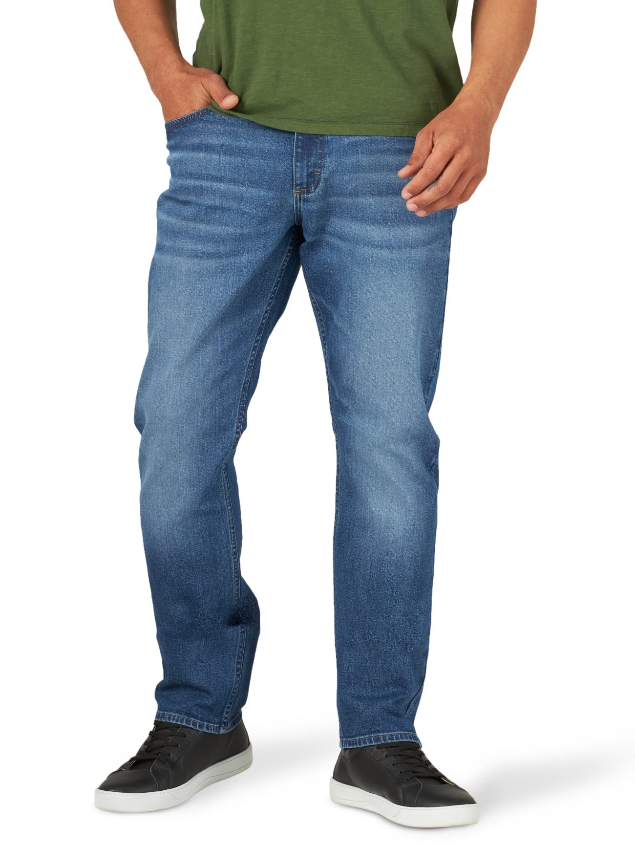 Wrangler Authentics Mens Athletic Fit Stretch Jean, Hayes, 36W x 30L