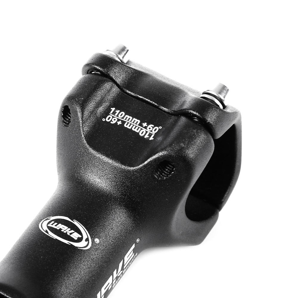 Wake Mtb Stem 31.8 110Mm 60 Degree Adjustable Bike Stem Mountain Bike Stem Short Handlebar Stem For Most Bicycle, Road Bike, Mtb