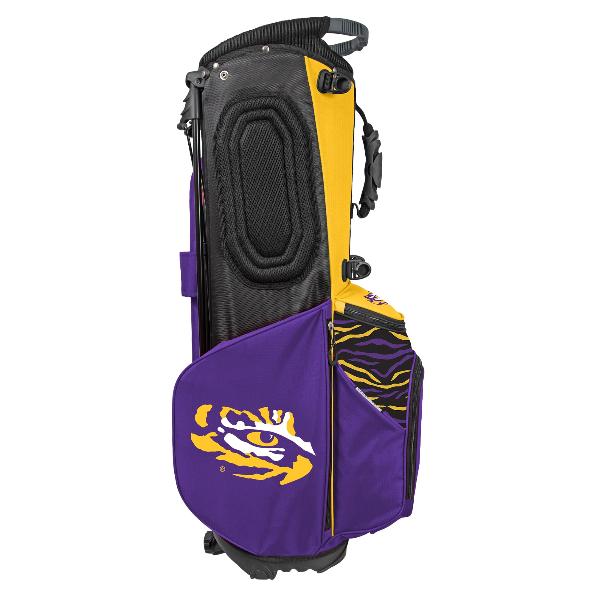 Team Effort Back Nine Stand Bag NCAA LSU Tigers
