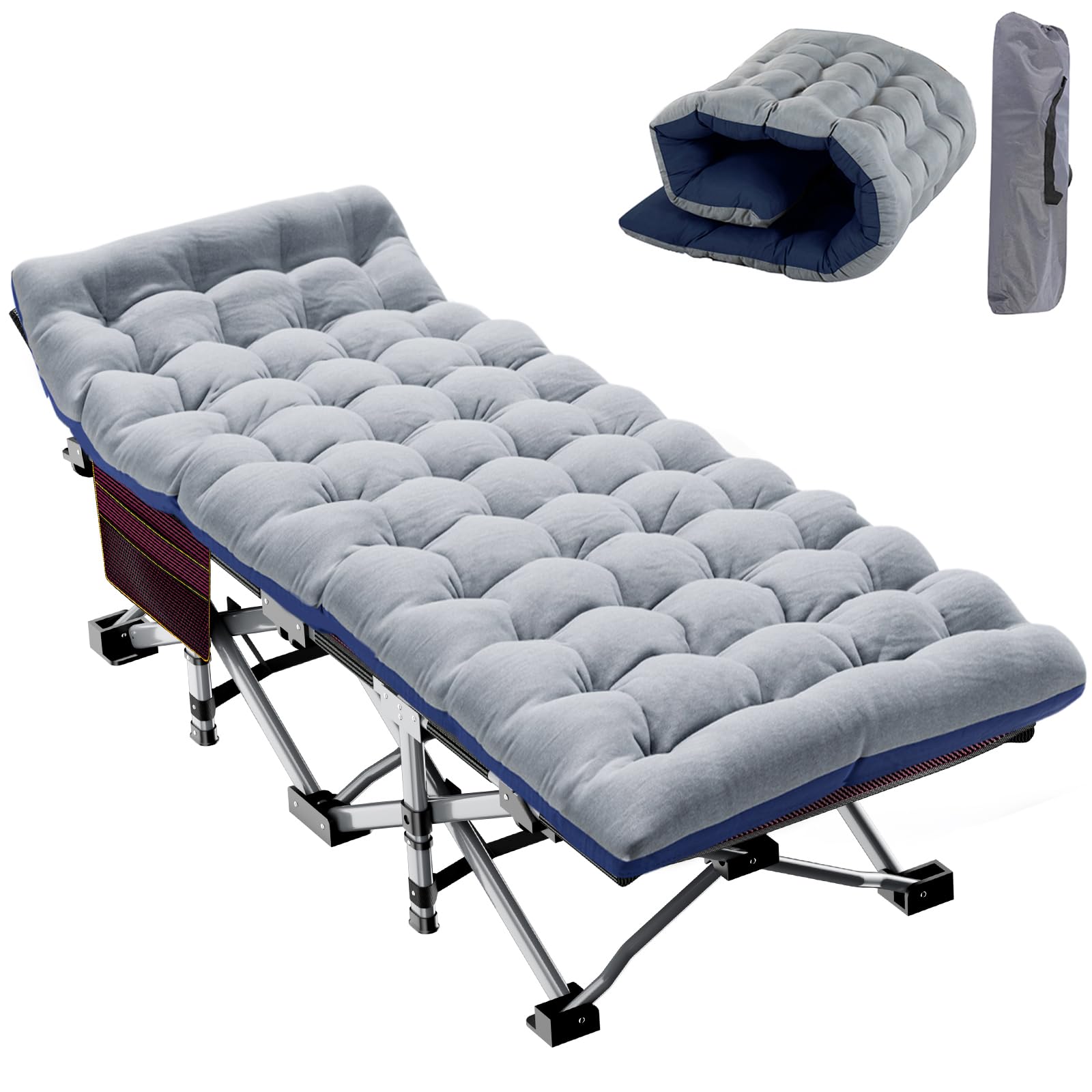 Slsy Folding Camping Cot, Folding Cot Camping Cot For Adults Portable With Carry Bags For Outdoor Travel Camp Beach Vacation