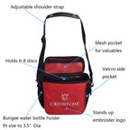Crown Me Disc Golf Starter Set,Disc Golf Set With 6 Discs, 1 Marker,1 Towel And Starter Disc Golf Bag Fairway Driver