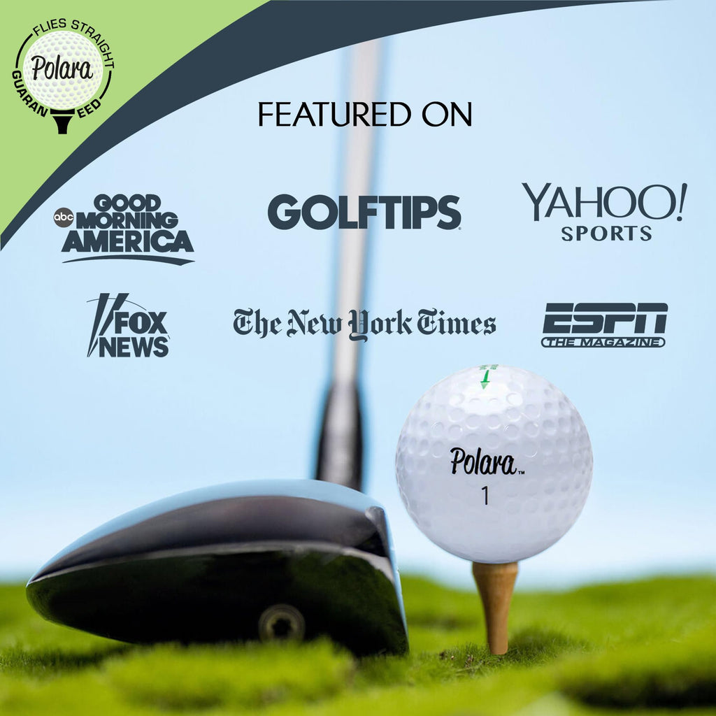 Polara Golf Xd Yellow Extra Distance Balls, Reduces Hooks And Slices, Pack Of 12