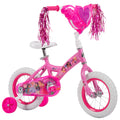 Huffy Disney Minnie 16 Pink Girls' Bike, Ideal for Ages 4-6 Years Old, Removable Training Wheels, Fun and Playful Design, Sturdy