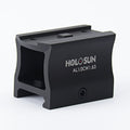 HOLOSUN T1 Compatible Mount, Lower 1/3 Co-Witness, 1.63 Height from Picatinny Surface