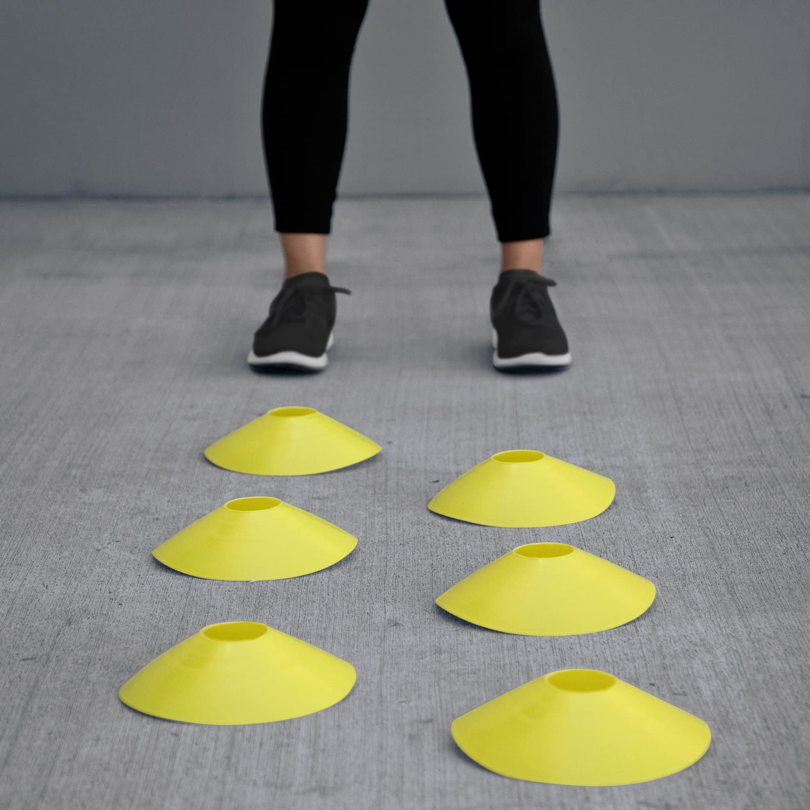Juvale Agility Ladder Workout Equipment With 6 Speed Training Cones And Resistance Parachute, Footwork Skills Drill Gear For Foo
