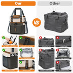 Maelstrom Lunch Box For Women, 20L Insulated Lunch Bag Men, Leakproof Double Deck Cooler Bag, Soft Lunch Cooler With Quick Acces