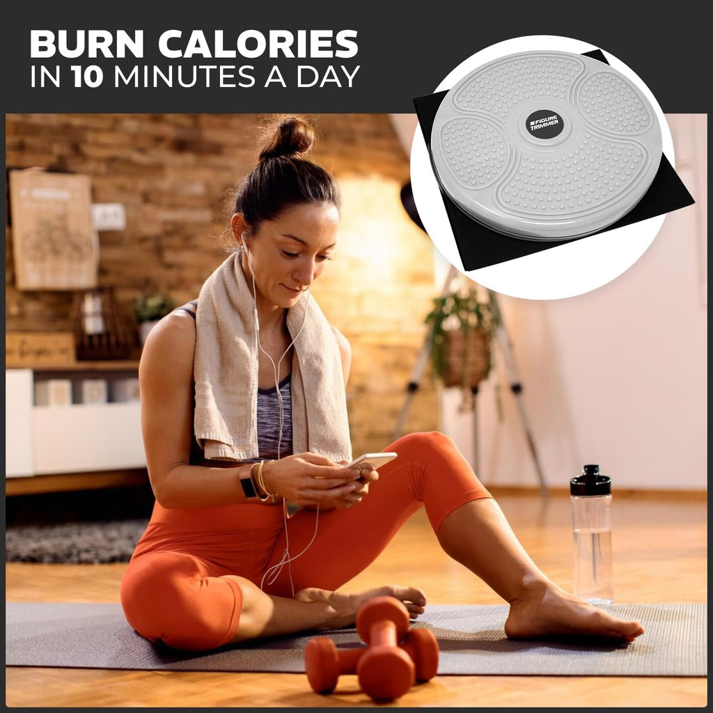 Figure Trimmer Ab Twister Board For Exercise Waist Twisting Disc Acupressure Nodes By Daiwa Felicity