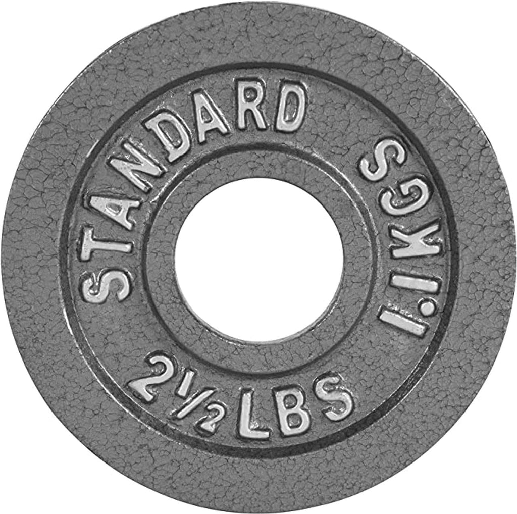 CAP Barbell Olympic 2-Inch Weight Plate, Gray, 2.5 LBS