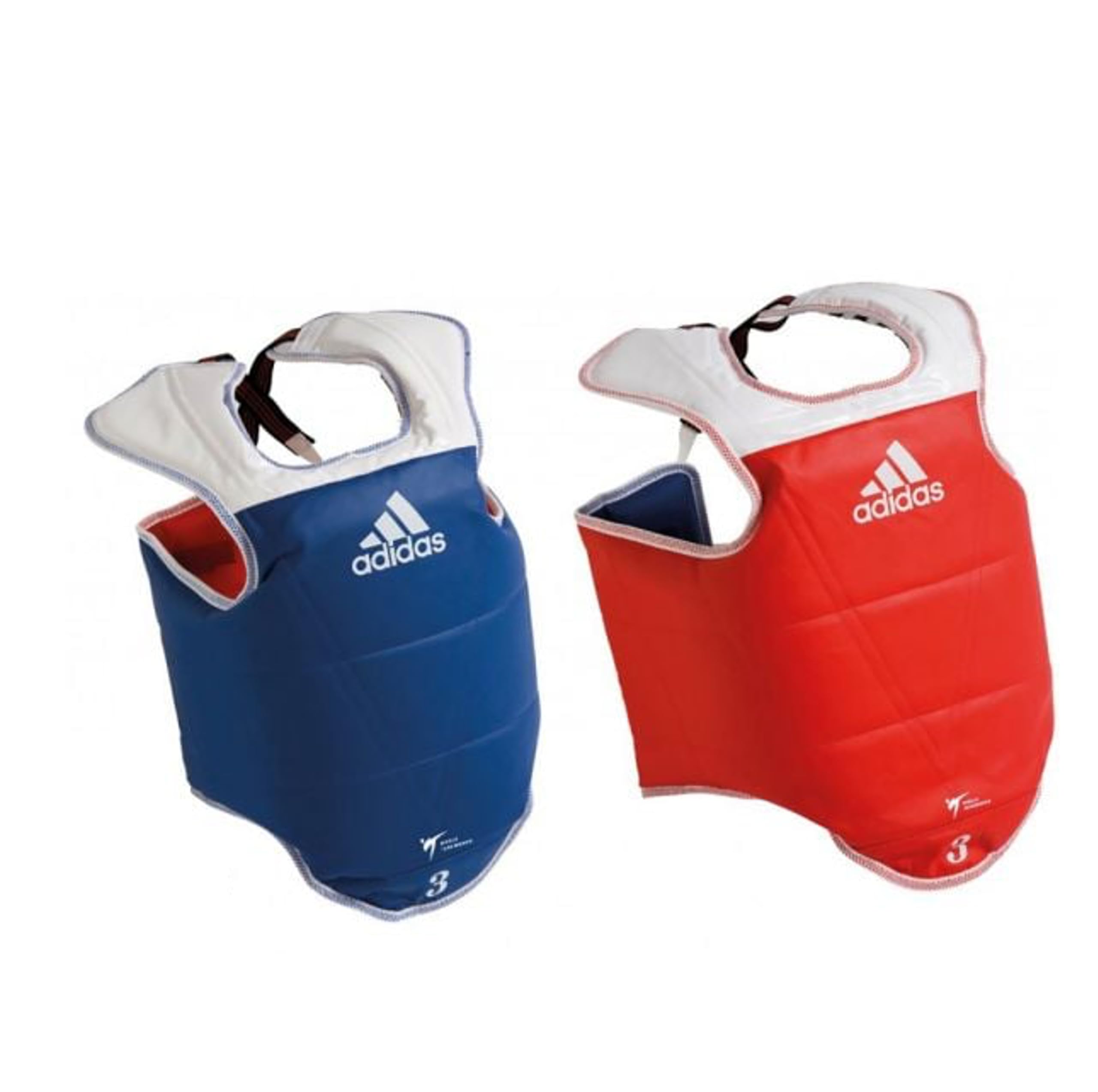 adidas WT Taekwondo Martial Arts TKD Reversible Body Protector Chest Guard - Size 4 (Large)