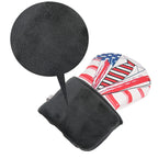 Golf Builder White Leather With Suit Design Golf Club Driver Head Cover Driver Wood Cover