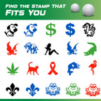 Promarking Ezballstamp Golf Ball Stamp Marker (Green Frog)