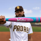 Vibe Pro-Crayon Alloy, USA Baseball, -10 Drop, 2 5/8 Barrel, Mid-Balanced, Tatis Pink, 30 / 20 oz