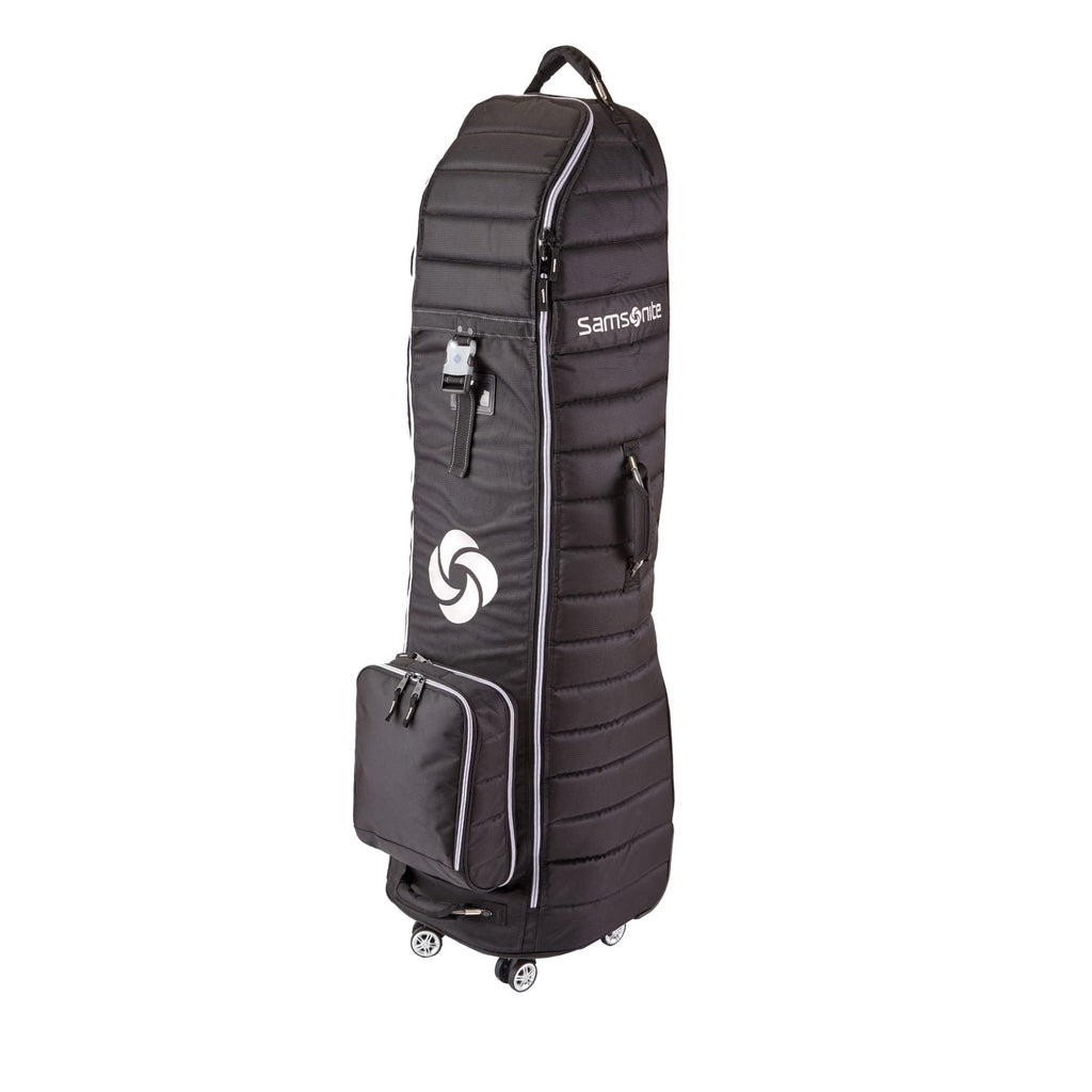 Samsonite Quilted Golf Travel Cover With Spinner Wheels And Detachable Shoe Bag, Midnight Black