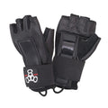 Triple Eight Hired Hands Skateboarding Wrist Guard Gloves, Large, Black (604352 80003)