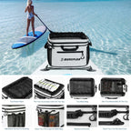 Morxplor Waterproof Pvc Material Paddleboard Cooler Deck Bag,40 Cans Sup Deck Cooler Bag,Cooler Bag For Paddleboard,Lunch Box Co