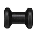 Seachoice Molded Spool Roller W/Plastic Sleeve, Black Rubber, 5 In. Wide, 5/8 In. Id Hole