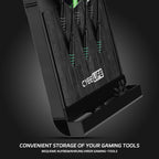 Cyeelife Plastic Darts Stand&Holder Black For 12 Soft And Steel Darts,Assemblable And Detachable Pro Dartboard Accessories