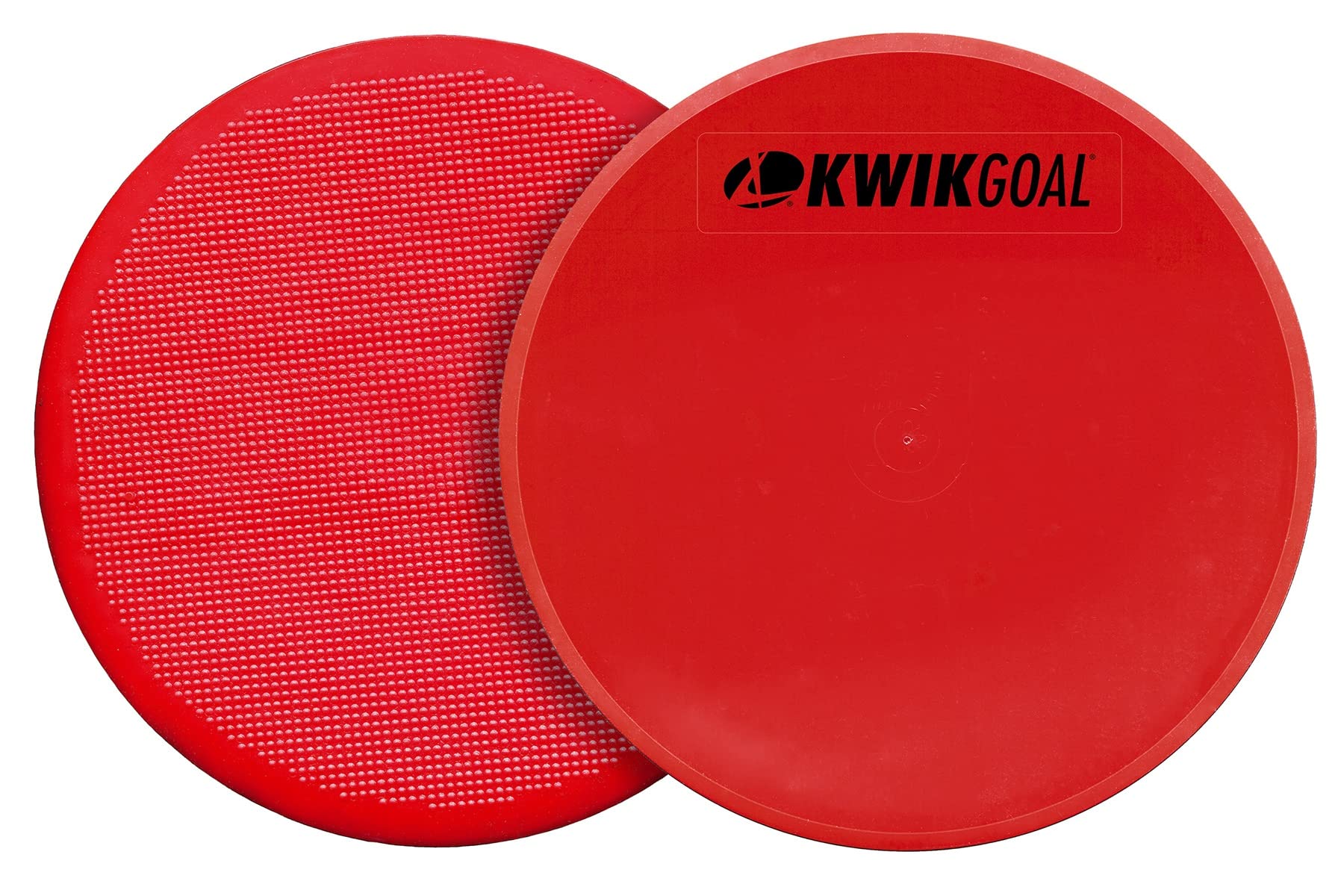 Kwik Goal Flat Round Marker (Pack of 10), Red