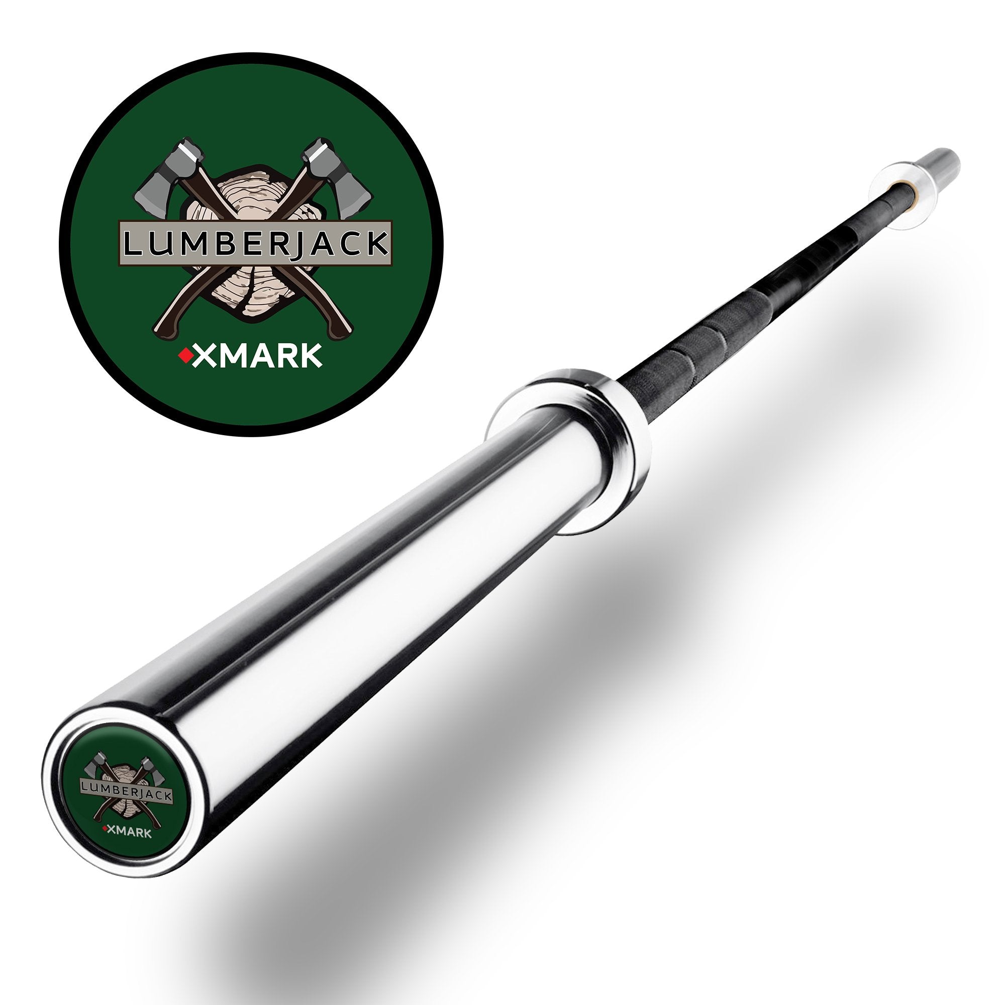 Xmark Lumberjack Ob86 7 Weight Bar, Olympic Bar, Use With 2    Weights, Weightlifting, Perfect For Home Gyms
