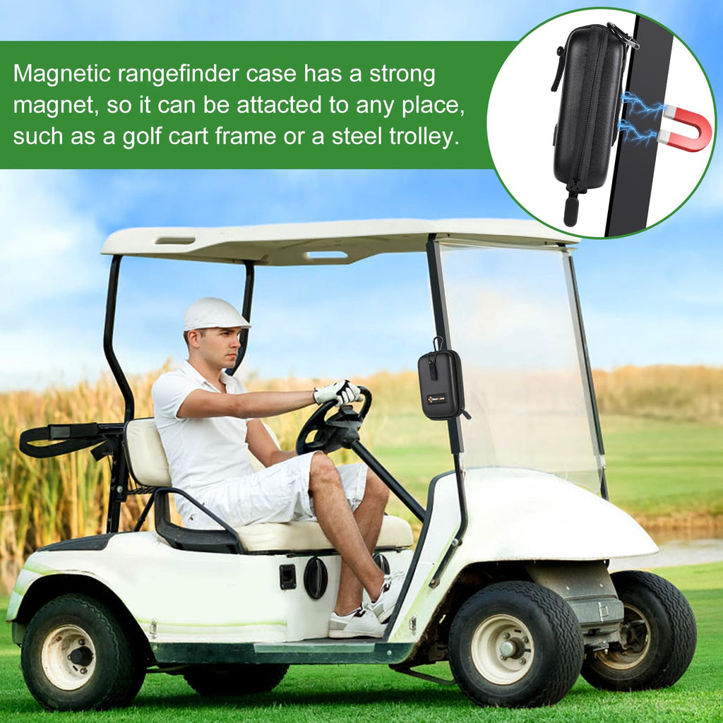 Gunpjone Golf Rangefinder Magnetic Case, Rangefinder Hard Shell Carry Case Rangefinder Cover For Bushnell Tourx V2 V3 V4 V5 Pro