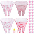 LaRandom 32 Pcs Granny Pants Yard Game, Summer Beach Game with 4 Oversized Pants & 24 Balls & 4 Pumps, Giant Outdoor Tossing for