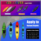 Libzaki 10.8-12Ft Kayak Cover Accessories, Waterproof & Uv Protection Sup Paddle Boards Cover For Indoor/Outdoor Storage-M-Black