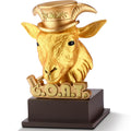 Zhengmy Goat Trophy Award Winner Trophies for Adults G. O. A. T. Funny Appreciation Gift Recognition Plaque for Sports Employee 