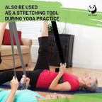 Slim Panda Yoga Mat Straps For Carrying,Adjustable Yoga Mat Carrier,Multiple Colour Yoga Mat Sling,Durable Cotton Yoga Strap For