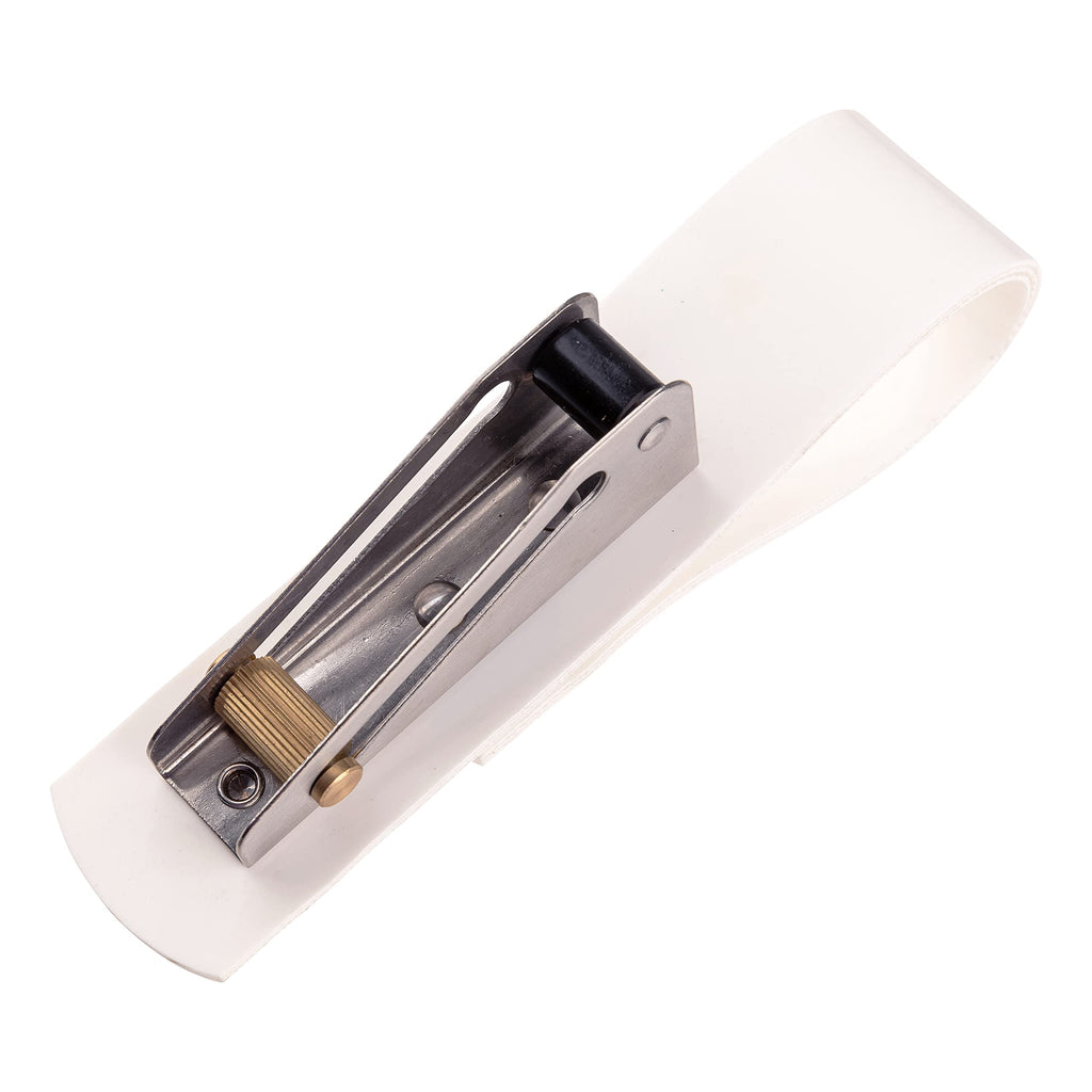 Taylor Made Tidy-Ups Boat Fender Adjuster For Standard Rail Size, White, Works With Up To 5/8'' Diameter, Snap Adjuster Strap Ov