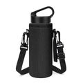 Linkidea Water Bottle Carrier with Shoulder Strap Compatible with Hydroflask Standard Mouth 18oz, CamelBak Carry Cap 20oz,Waterb