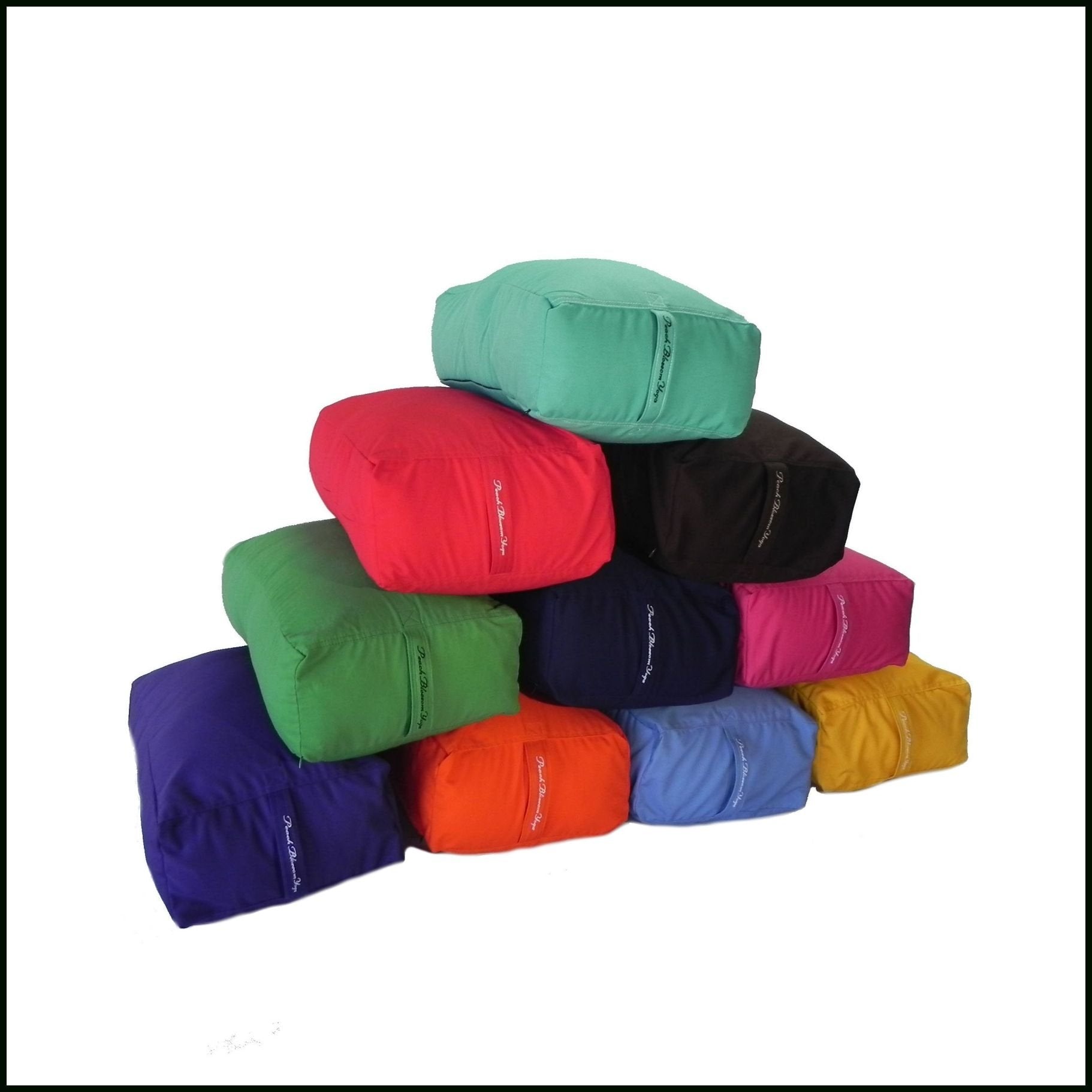 Yoga Bolster Large Rectangular Leg/Back Cushion Support For Active Yoga, 25.5''X13.75''X9.5'', Removable Durable Cover For Easy