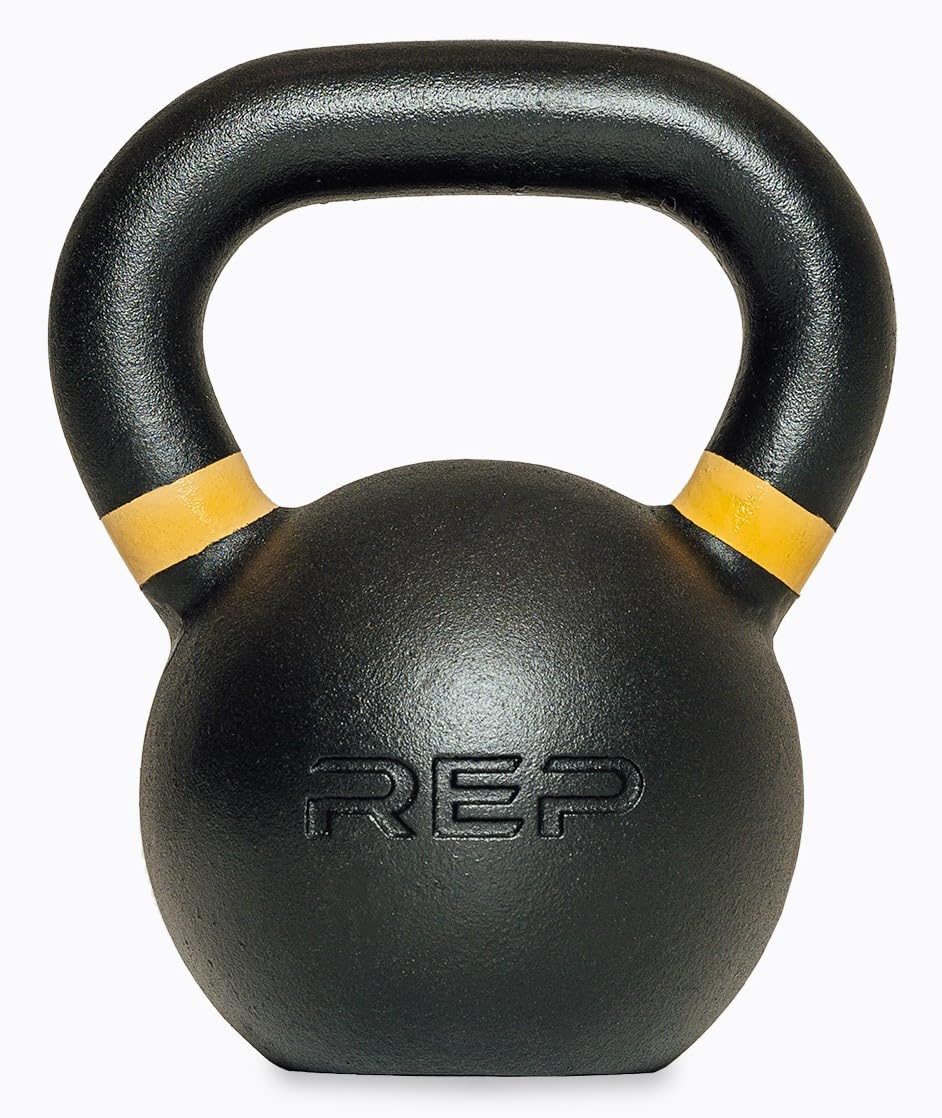 REP Fitness Single Kettlebells, 35 lb, Cast Iron, Strength Training, Adjustable Weight, Power Workout Equipment, Home Gym, Free 