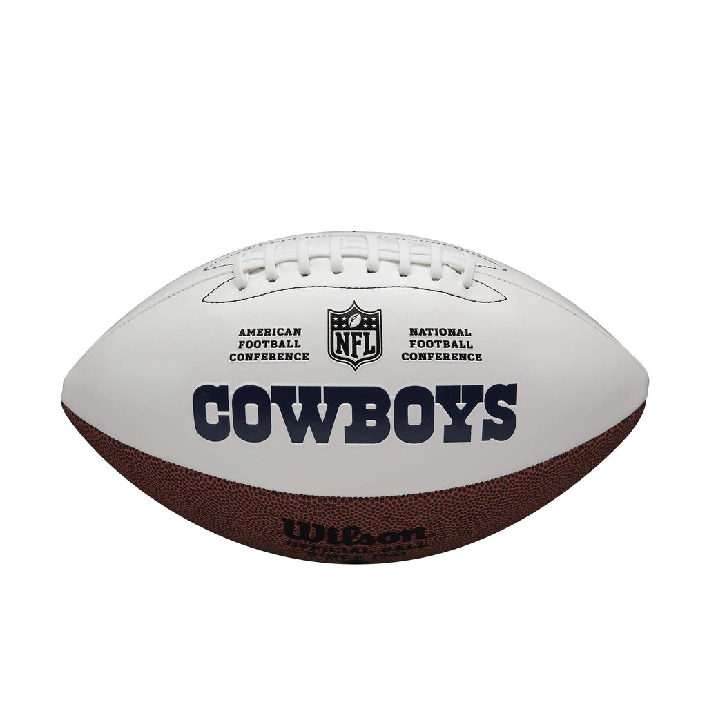 Wilson Nfl Live Signature Autograph Football - Official Size, Dallas Cowboys