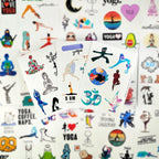 100Pcs Yoga Stickers And Decals, Yoga Gifts For Women, Yoga Gifts For Yoga Instructor, Yoga Lover, Yoga Gifts For Mom, Yoga Stic