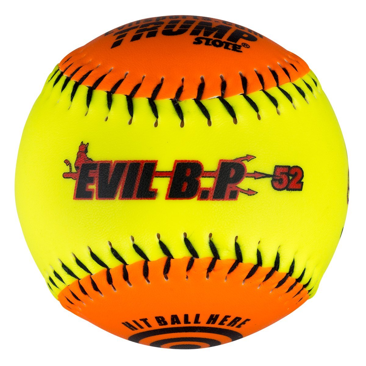 1 Dozen Evil Bp 12'' Softballs - 52Cor/.300 Compression Ak Evil Bp52 12 Balls