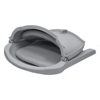 Wise 8Wd139Ls-717 Molded Fishing Boat Seat With Marine Grade Cushion Pads, Grey Shell, Grey Cushion