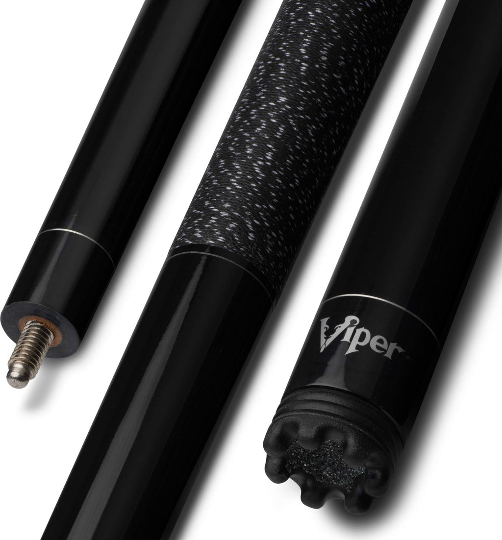 Viper By Gld Products Jump Shot/Break 58'' 3-Piece Billiard/Pool Cue, Black, 18 Ounce (50-0503-18)