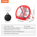 Vevor Golf Chipping Net, Pop Up Golf Practice Net, Portable Indoor Outdoor Home Golf Hitting Aid Net With Target And Carry Bag,