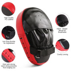 Odoland 2-In-1 Boxing Gloves And Punching Mitts Set For Kids, Boxing Mitts Focus Pads, Kids Boxing Fight Gloves For Boxing, Kick