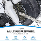 Rainflowwer Shimano 7 Speed Bike Freewheel, Mf-Tz500-7 Bicycle Freewheel 14-28T Multiple Freewheel Cycling Replacement Part