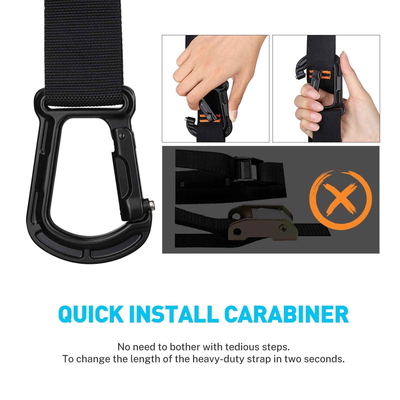 Gonex Gymnastic Rings With Adjustable Number Straps, Crossfit Rings For Gym, Workout, Exercise, Outdoor Training, Quick Install