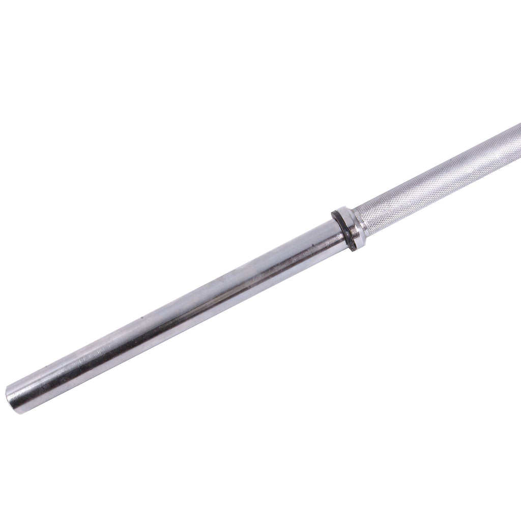Cap Barbell 60'' Solid Standard Bar, 1-Inch Diameter, Chrome