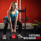 Yes4All Kettle Bell Grip/Weightlifting Kettlebell/Dumbbell Grip Handle - Convert Dumbbells Into Kettlebell For Home Gym