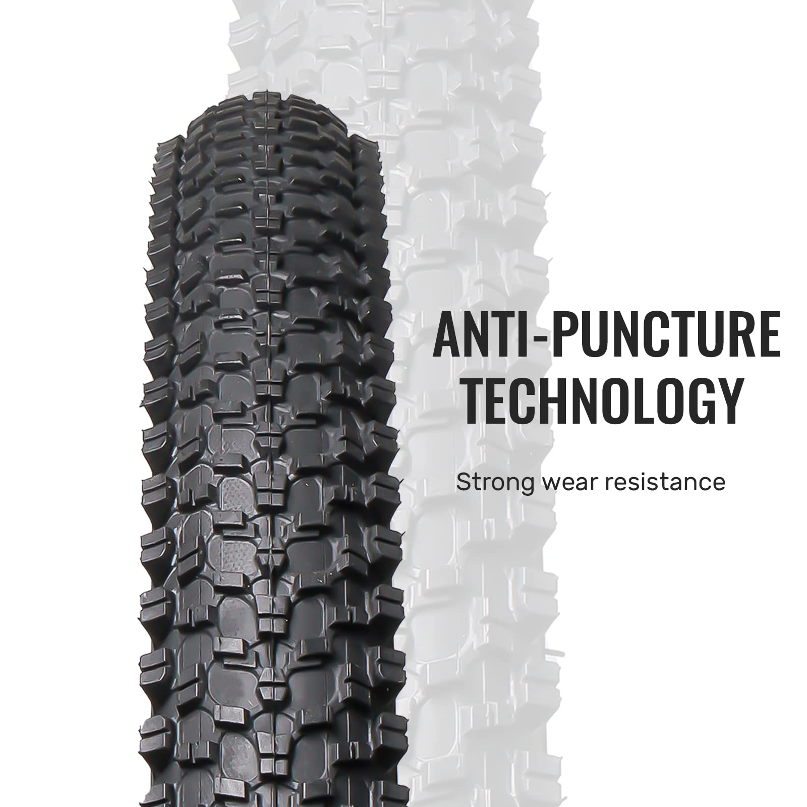 Mohegia Bike Tire,24X1.95 Folding Bead Replacement Tire For Mtb Mountain Bicycle