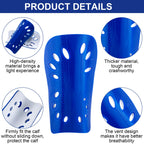Ancirs 2 Pairs Soccer Shin Guards For Younth, Breathable Shin Guard Sleeves For Football Games, Eva Cushion Calf Protective Gear