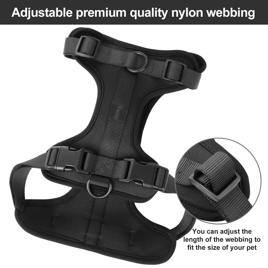 No Pull Lightweight Dog Harness: Adjustable Durable Breathable Mesh Pet Vest Harness With Soft And Comfortable Cushion, Easy To